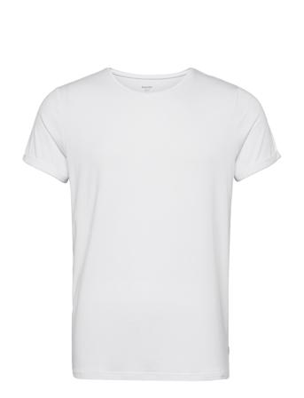 Bamboo Jimmy Tee Fsc T-shirt Hvid Resteröds