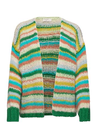 Crvillis Knit Cardigan Patterned Cream