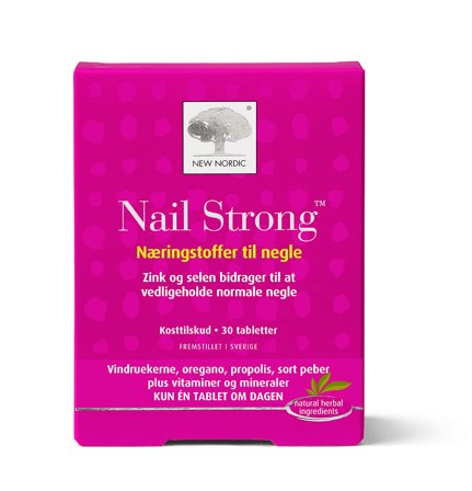 New Nordic Nail Strong 30 tabl., Helse & Madvarer, Hud, Hår & Negle, Kosttilskud Til Neglene