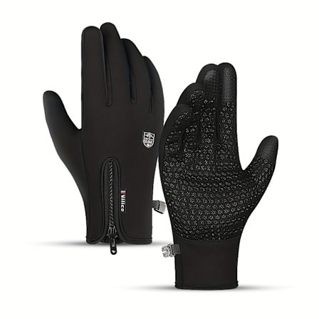 Vilico Vinterhansker for menn og kvinner for sykling, ski, motorsykkel og utendørssport - Termisk vindtett og sklisikkert grep, ergonomisk passform 