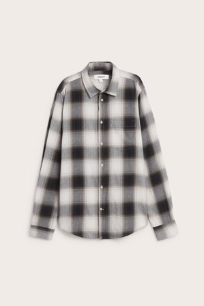 Kappahl | Flanellskjorta regular fit | Svart