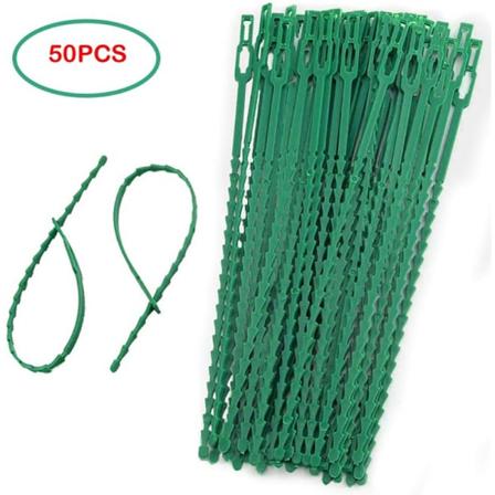 50/100 st Återanvändbara plaststödklämmor klämmor s Hanging Vine 50pcs