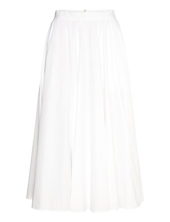 GANT Midi Cotton Skirt - White - 44