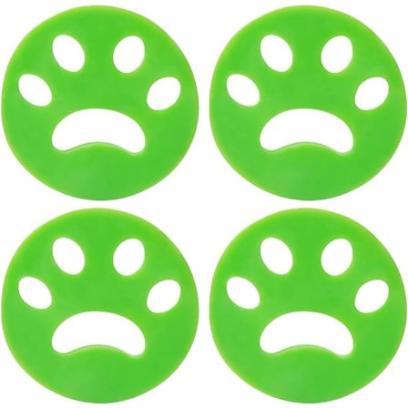 St Gjenbrukbare Hårfangere i Silikon for Tørketrommel og Vaskemaskin Fjerner Dyrehår Grønn Farge Praktisk og Økonomisk Løsning