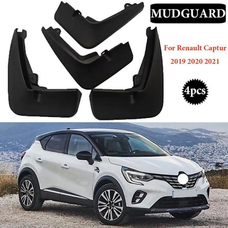 4x Stænklapper Skærm Til Renault Captur 2019 2020 2021 Autodele Stænkskærme Klap Stænkbeskyttere Dæk Hjul Styline Tilbehør