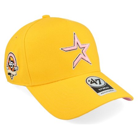 47 Brand - MLB Gul adjustable Keps - Hatstore Exclusive x Houston Astros Yellow Gold A-Frame Adjustable @ Hatstore