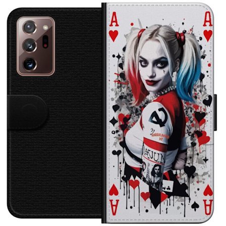 Kompatibelt Lommeboketui til Samsung Galaxy Note20 Ultra Harley Quinn Spillekort Pop Art Illustrasjon