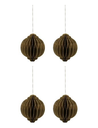 house doctor | Julepynt, Hdalsta, Brun | 12X12X1CM