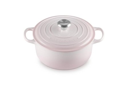 Le Creuset Støpejernsgryte Signature Shell-Pink 4,2L