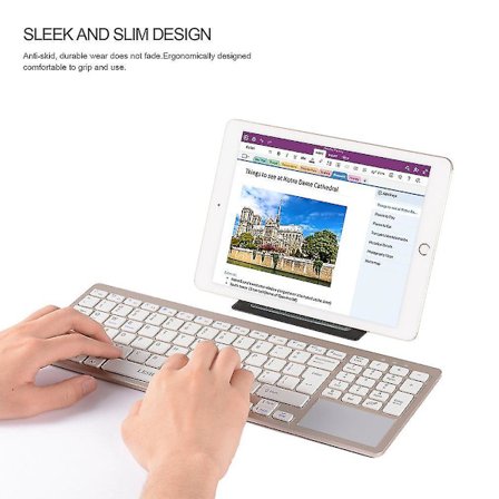 96 Näppäimen Tablettitietokoneen Langaton Bluetooth Monitoiminen Näppäimistö