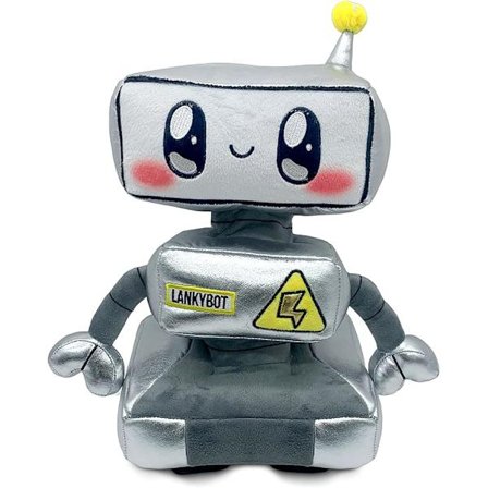 Merch - LankyBot Plyslegetøj - Fyldte Plysdyr - Stor Robot Lanky Box Plys - Officiel Butik