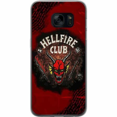 Samsung Galaxy S7 Genomskinligt Skal Hellfire Club - Stranger