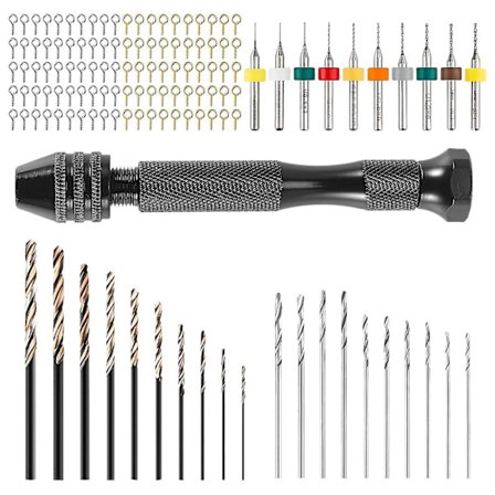 Handborr Bits Set Pin Handborr 21 Pcs Mini Twist Borr Bits Och 10 Pcs Pcb Mini Borr Bits Med