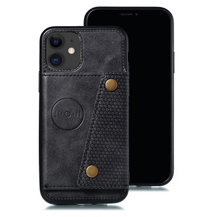 Glat stilfuldt cover med kortrum - iPhone 12