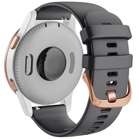 18 mm 20 mm armband kompatibelt med Garmin Venu Sq 2 Plus Vivoactive 4S Smartwatch Armband Venu 3S 2S Vivoactive 3 5 Ersättningsarmband Svart