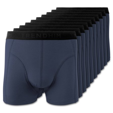 M - FreeFeel | Lot de 10 boxers bleu royal en bambou pour hommes