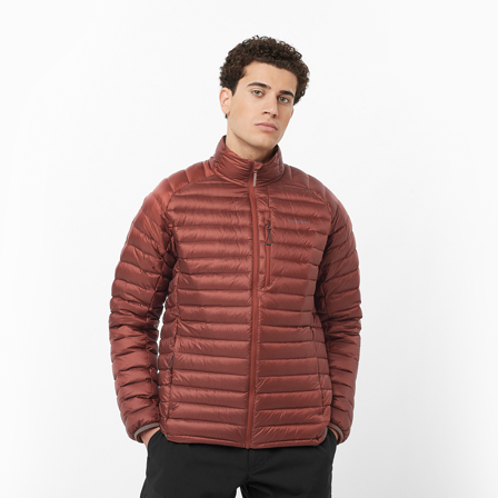 Salomon - Elixir Micro Down Jkt M - RUM Raisin