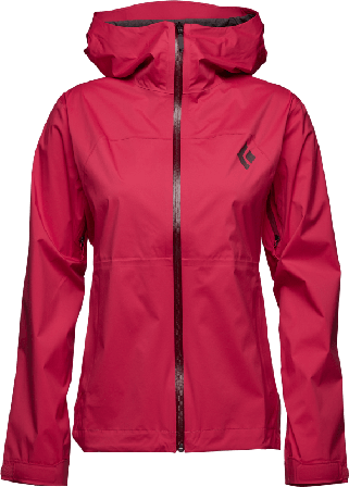 Black Diamond Women's StormLine Stretch Rain Shell Women rain jackets Red S