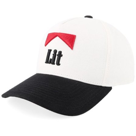 Iconic - Vit adjustable Keps - It's Lit White/Black A-frame Adjustable @ Hatstore