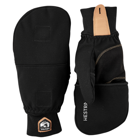 Hestra Windbreaker Pull Over Mitt Unisex Black