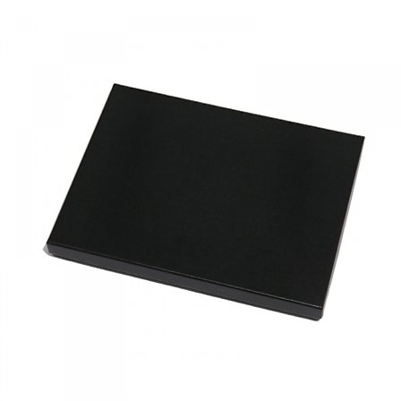 Sort gaveæske med låg 6,6x6,6x1 tommer, brudepige brudepige forslag æsker, rektangel gaveæske til eksamen fødselsdag opbevaring