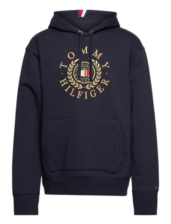 Icon Roundall Graphic Hoody Hoodie Blå Tommy Hilfiger
