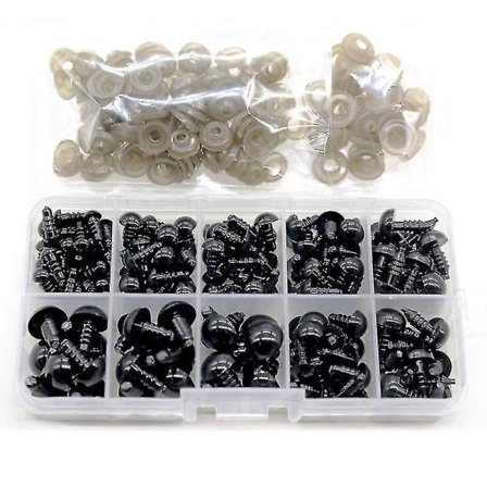 IC Svarte bønner øyne alle svarte skruvøyne boks