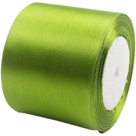 Tummanvihreä satiininauha 75mm X 22m, lahjanauha, ompelunauha, silkkisatiininauha hääkoristeluun, kodinsisustukseen, juhlakakkuun, kakkupaperiin, 