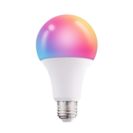 Smart WiFi LED-pære Fjernkontroll 16 millioner farger Tilpassbart lys for hjem og hoteller 110V