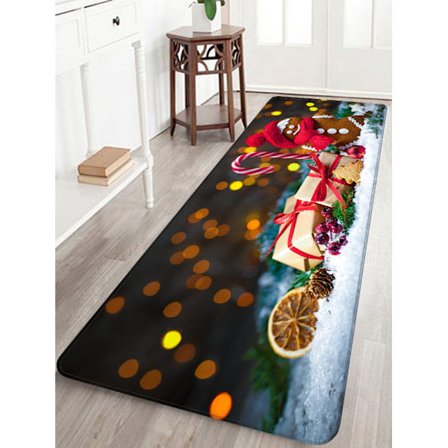 Juldekorationer Mattor God Jul Inomhus Mattor Inredning God Jul Dekorativa juldekorationer Prydnadssaker Festdekor Presenter (I 40x120CM)