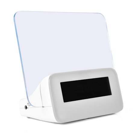 LED Fluorescerende Digital Kalender Meldingstavle Blått Lys Vekkerklokke Uten USB-port Type A