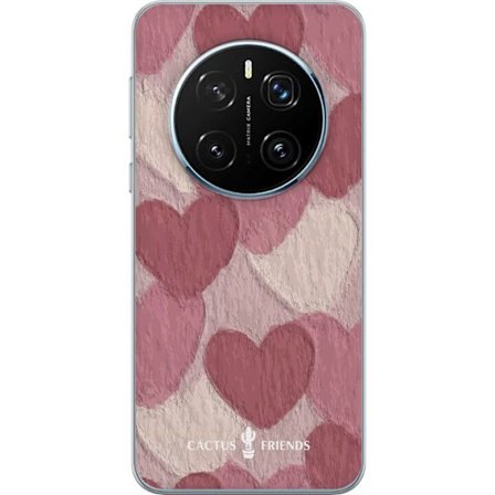 Kompatibel Mobilcover til Honor Honor Magic7 Pro Cactus and Friends - Blush Paper Hearts