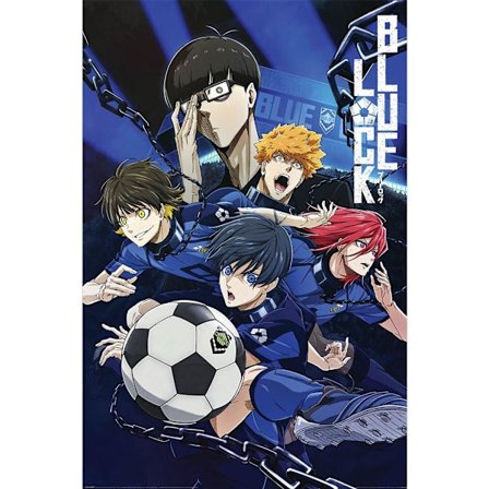 Blue Lock Maxi Poster 91,5 cm x 0,12 cm x 61 cm Flerfärgad