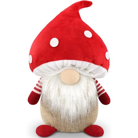 Svampar Jultomte Figurer Juldekorationer Tillbehör(röd)