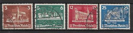Tyske Rige 1935 - AFA 571 - 574 - Stemplet