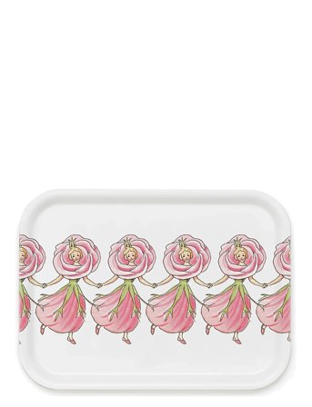Design House Stockholm Rose Tray - White - 20X27CM