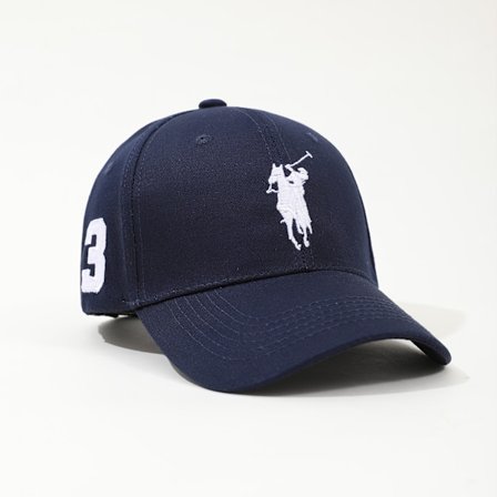 Polo Cap Baseball Cap Sport Classic Hat Big Pony Rider Fritidsbroderi No. 3