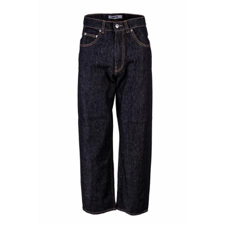 Mauro Grifoni, Wide Jeans Zwart, Dames, Maat:W27