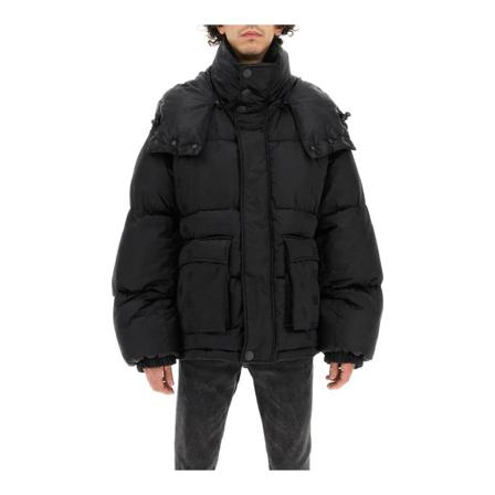 Dolce & Gabbana, Down Coats Czarny, Mężczyzna, Rozmiar: L