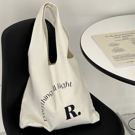 Canvas Shoppingväska Eco Bags Supermarket Handväskor