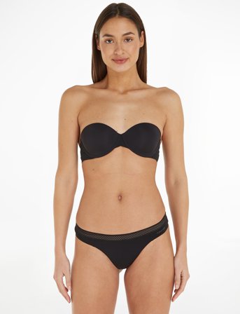 Calvin Klein Lght Lined Strapless - Black - C x 80