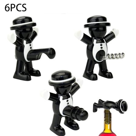 Viinipullon tulppa, lahjapullonavaajan setti Punaviinin tulppa Bee