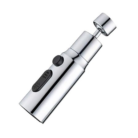 Kranmunstycke - 360° Roterande Köksblandare Silver