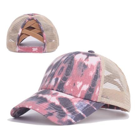 Hästsvans för kvinnor Baseball Bomullskepsar Summer Snapback Hatb