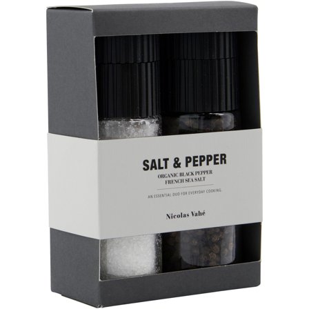 Nicolas vahé Salt & Organic Pepper Gift Box | KitchenOne