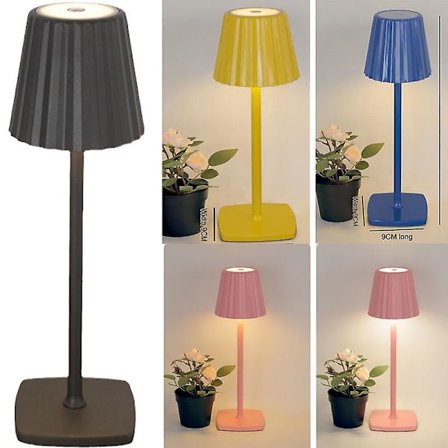 Modern Minimalistisk LED Svampsbordslampa RPG 3 Färg Ljus- Designer Sovrum Sänglampa med Mjuk, Omgivande Belysning x.(RPG Ljus,svart)