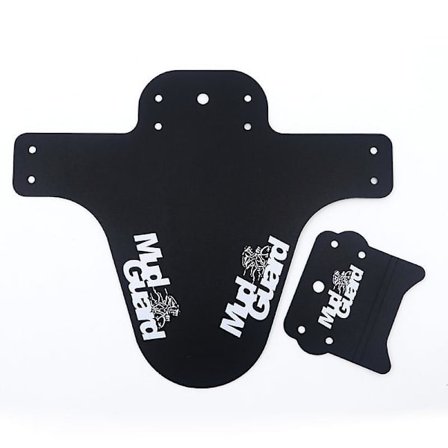 XCOZU 3-pak foldbare MTB cykelskærme, forreste og bageste skærme, inklusive 10 kabelbindere til cykel/racercykel/mountainbike