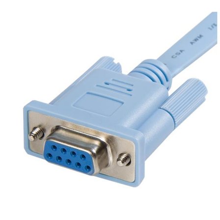 StarTech 6 ft RJ45 to DB9 Cisco Console Management Router Cable - M/F Serial Console Cable (DB9CONCABL6) - seriell kabel - 1.8 m