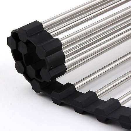 Køkken Svampestativ Selvopprullende Opbevaring Drypstativ