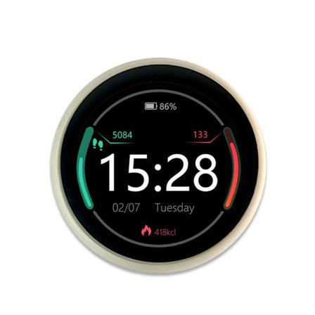 1.28in ESP32-C3 Cirkulär LCD-skärm med Wifi & Bluetooth-kompatibla Utvecklingskort Moduler Ersättning